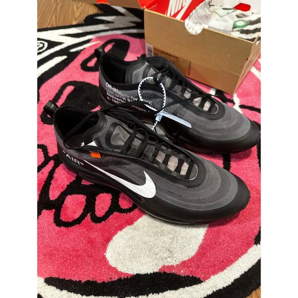 Nike Air Max 97 Off-White Black – Size 13 – Gently Used - Picture 2 of 10